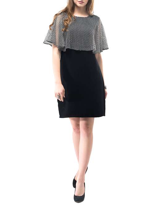 women's layered mini dress - 14890919 - Very Small Image - 1