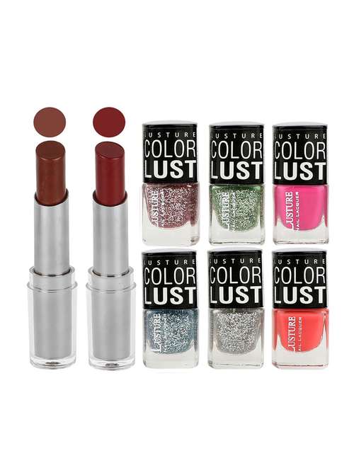 ramble set of 2 lipstick & 6 nail polish - 14953968 - Very Small Image - 1