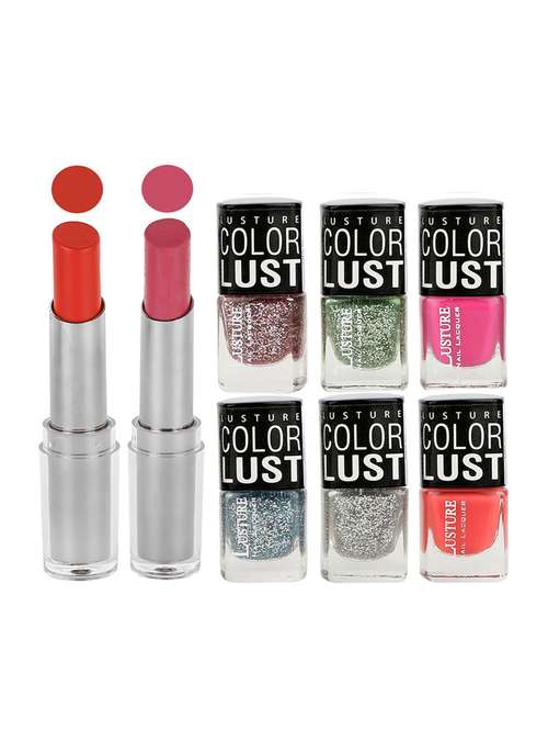 ramble set of 2 lipstick & 6 nail polish - 14953978 - Very Small Image - 1