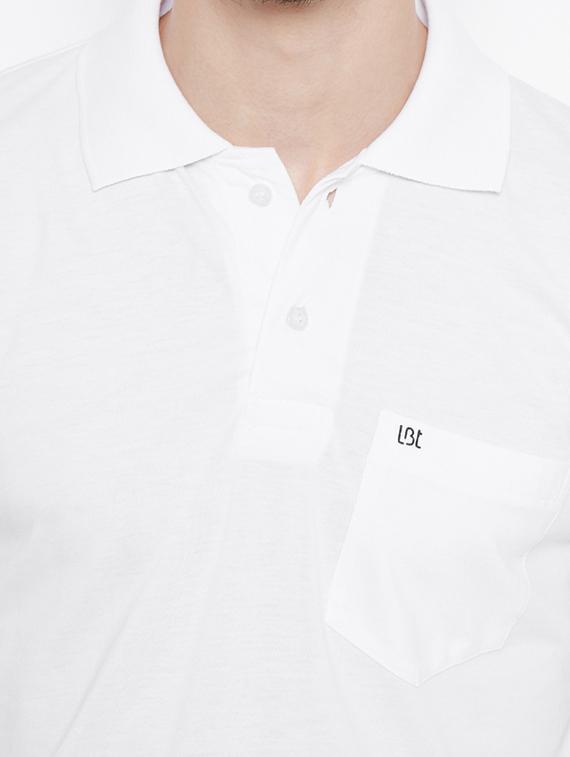 white solid t-shirt - 15230754 - Zoom Image - 3
