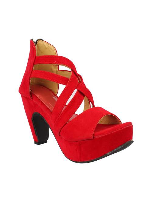 red closed back sandal - 15280910 - Very Small Image - 1