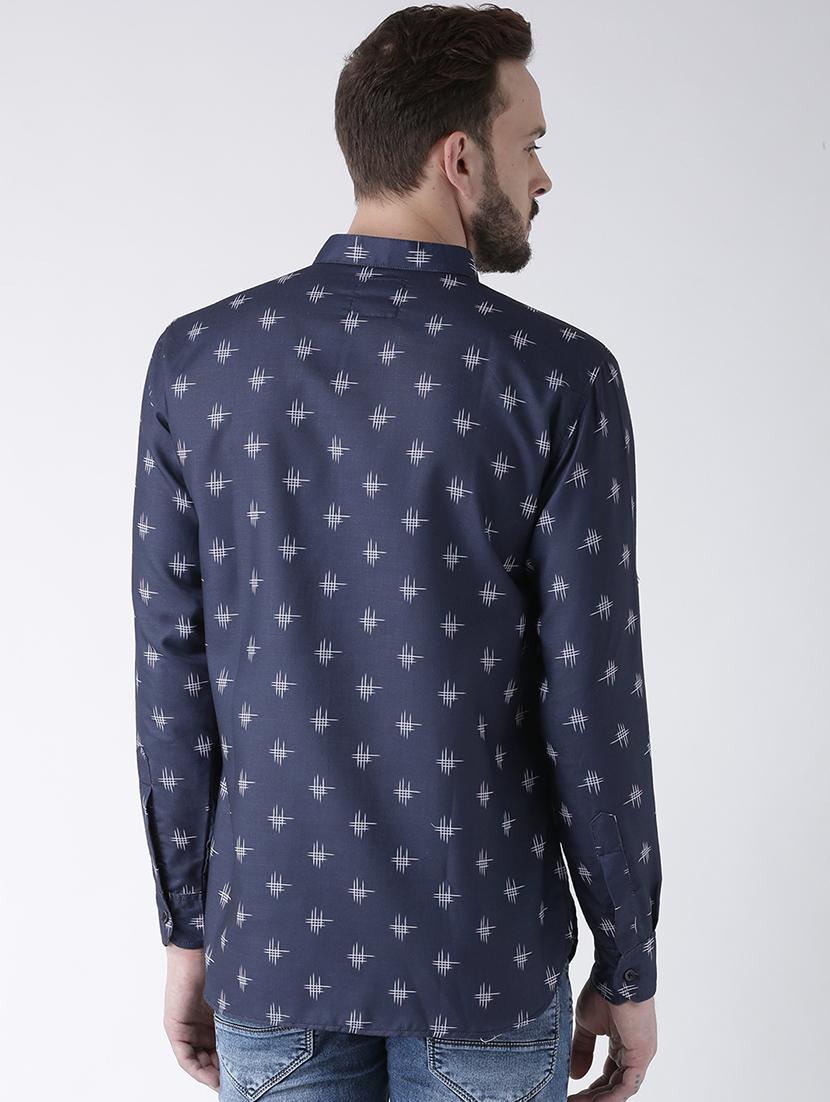 blue cotton short kurta - 15384248 - Standard Image - 2