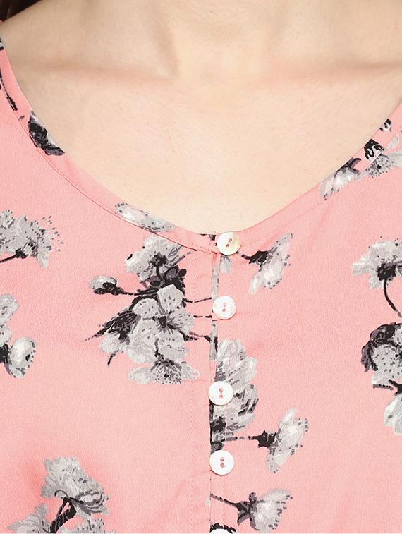 women's fit & flare floral dress - 15432567 - Standard Image - 4