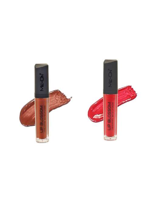 me-on lip combo of 2 blossom long lasting lip crème(sh18 n 2) - 15458145 - Very Small Image - 1