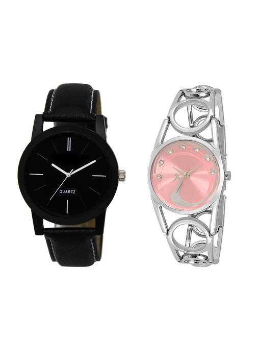 acnos round dial analog couple watch(wat-lr-05-233-combo) - 15500661 - Very Small Image - 1