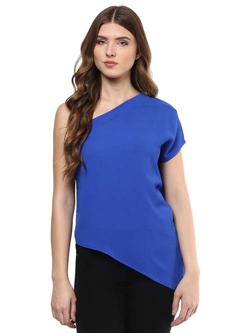 single shoulder asymmetric top - 15520547 - Very Small Image - 1