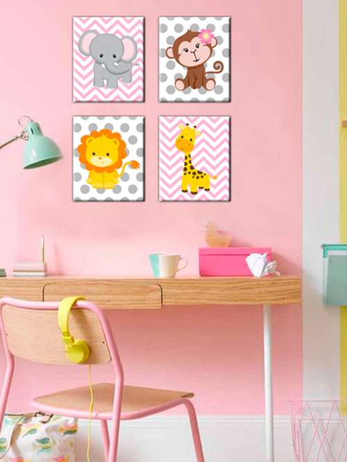 wall décor canvas painting with frames for kids - 15535826 - Very Small Image - 1