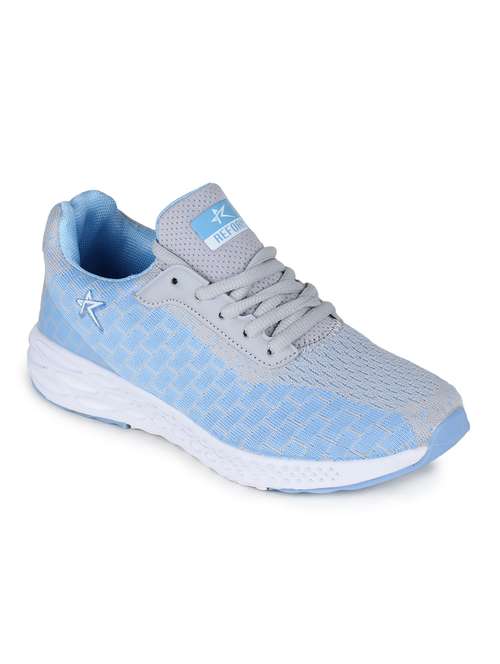 blue lace-up sports shoes - 15657232 - Very Small Image - 1