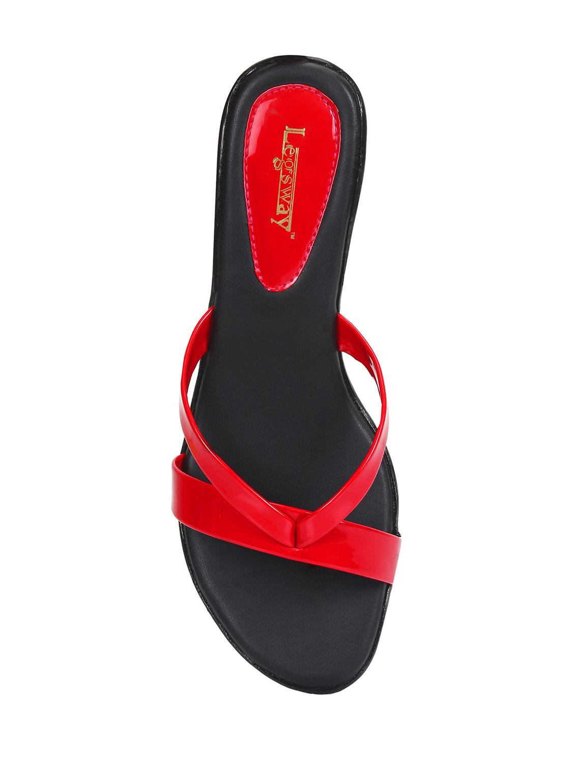 red toe separator sandals - 15771341 - Zoom Image - 3