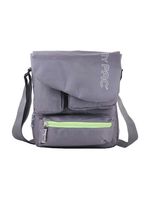 grey polyester sling bag - 15938158 - Very Small Image - 1