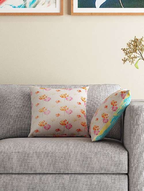 set of 2 16" x 16" square cushion covers - 16007215 - Very Small Image - 1