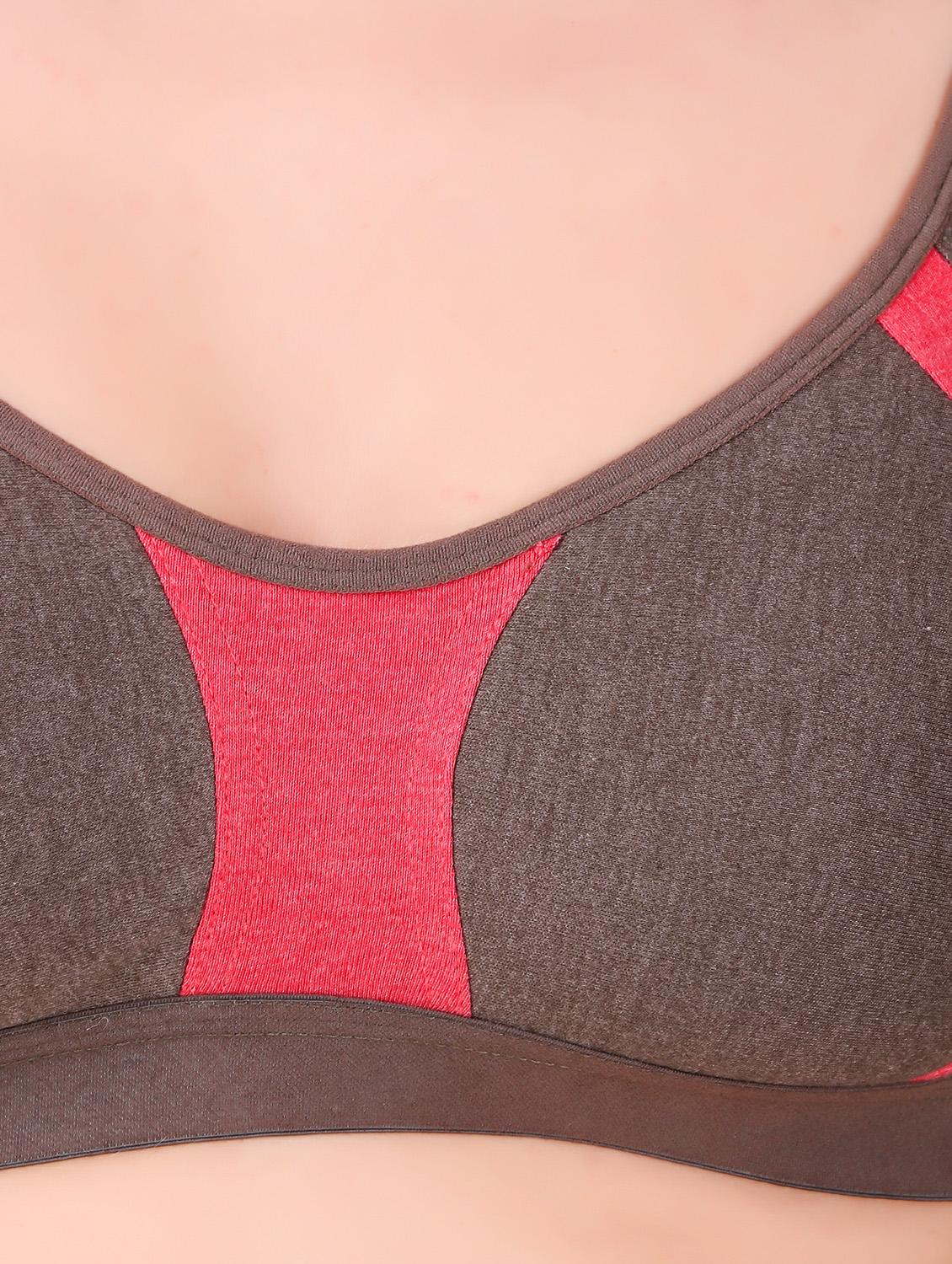 color block sports bra - 16063161 - Standard Image - 3