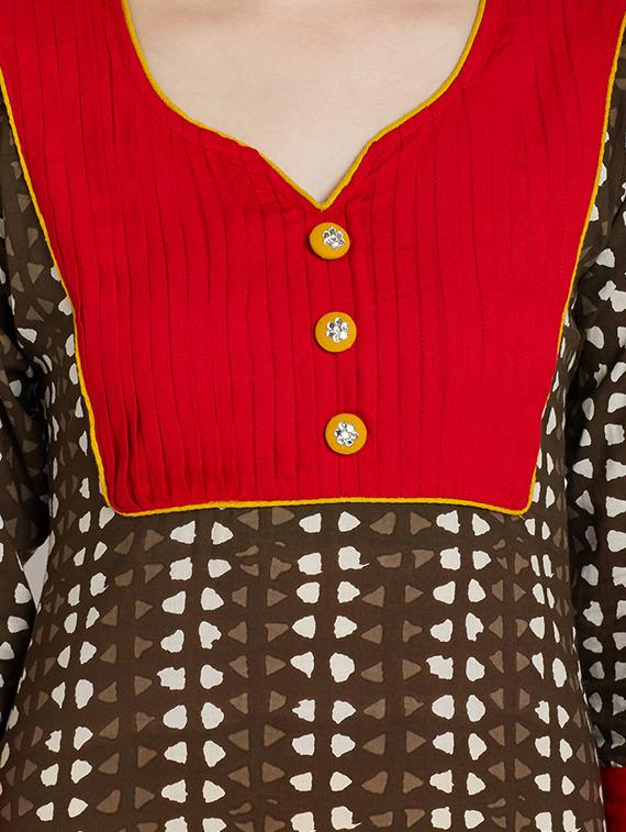 women's straight kurta - 16171611 - Standard Image - 3
