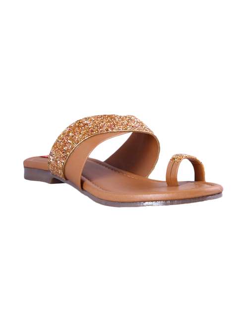tan one toe sandals - 16341938 - Very Small Image - 1