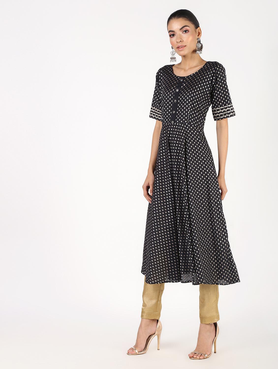 women's flared kurta - 16384896 - Standard Image - 2