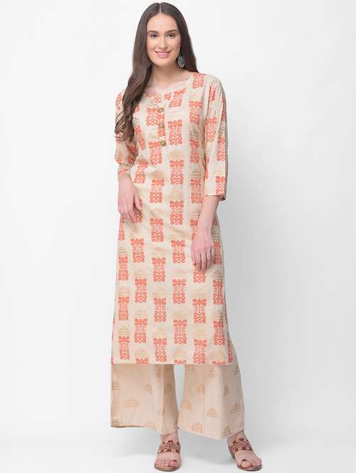 women's straight kurta - 16491079 - Very Small Image - 1