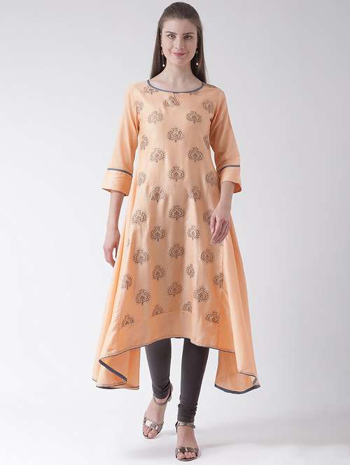 women's asymmetric kurta - 16511402 - Very Small Image - 1