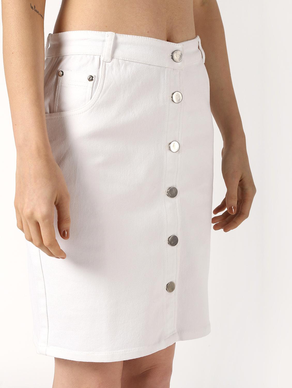 button up straight skirt - 16579497 - Zoom Image - 4