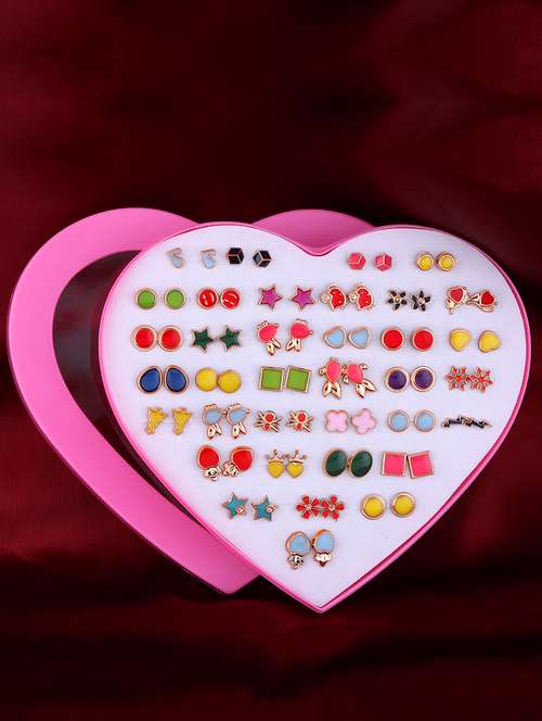 multi colored metal combo's. earring - 16580636 - Very Small Image - 1