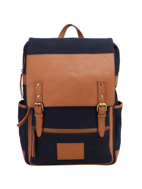 bluetan canvas backpack - 16589049 - Very Small Image - 1