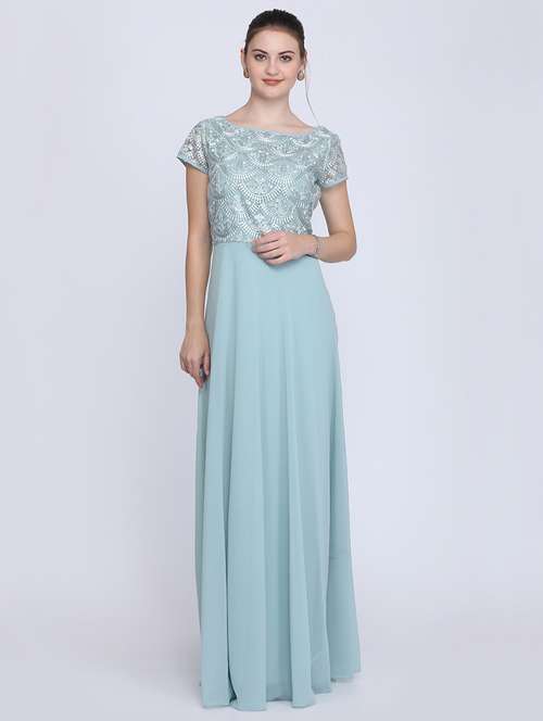 women's fit & flare maxi dress - 16613822 - Very Small Image - 1