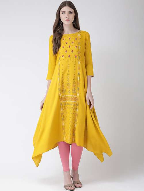 women's asymmetric kurta - 16633525 - Very Small Image - 1