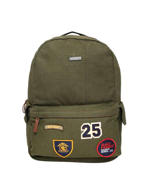 olive green canvas backpack - 16659473 - Very Small Image - 1