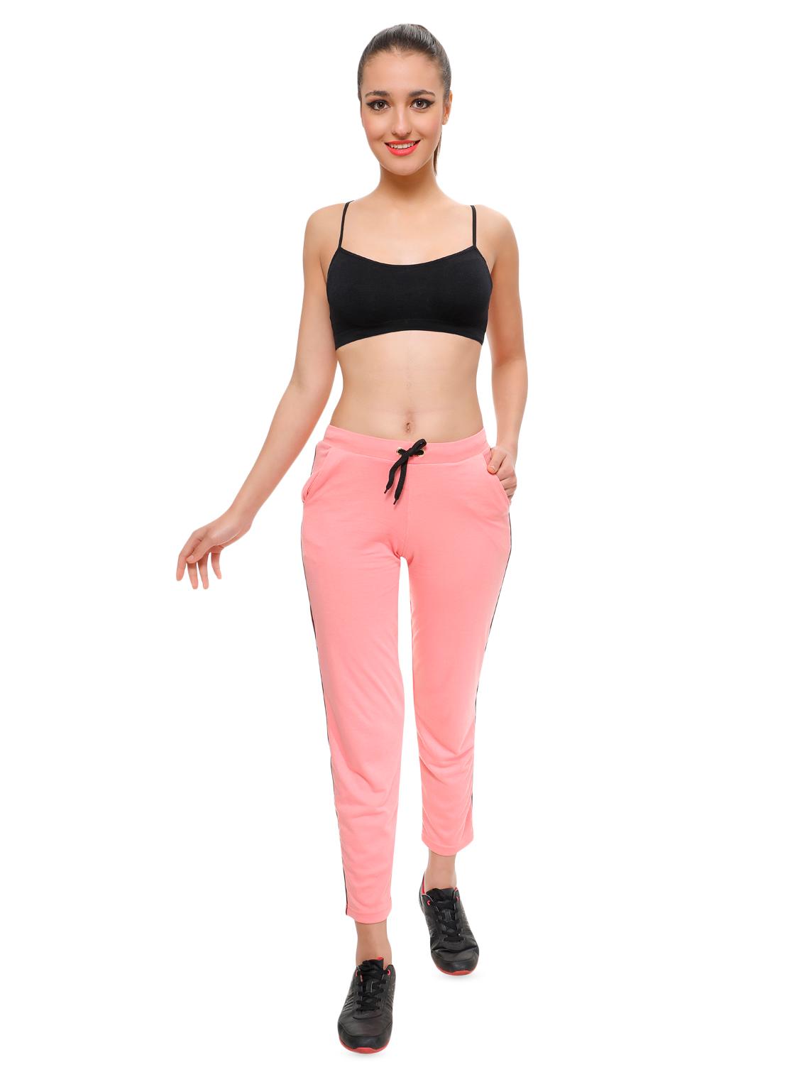 drawstring waist solid track pant - 16669300 - Standard Image - 3