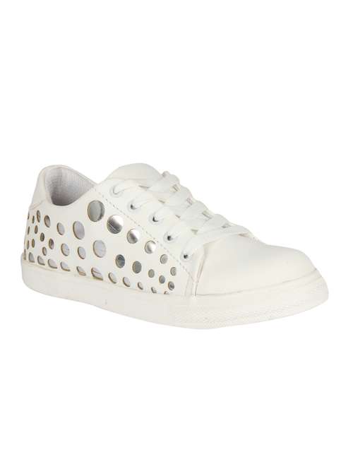 white lace-up sneakers - 16694278 - Very Small Image - 1