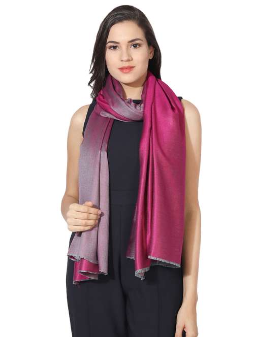 purple modal silk stole - 16698885 - Very Small Image - 1