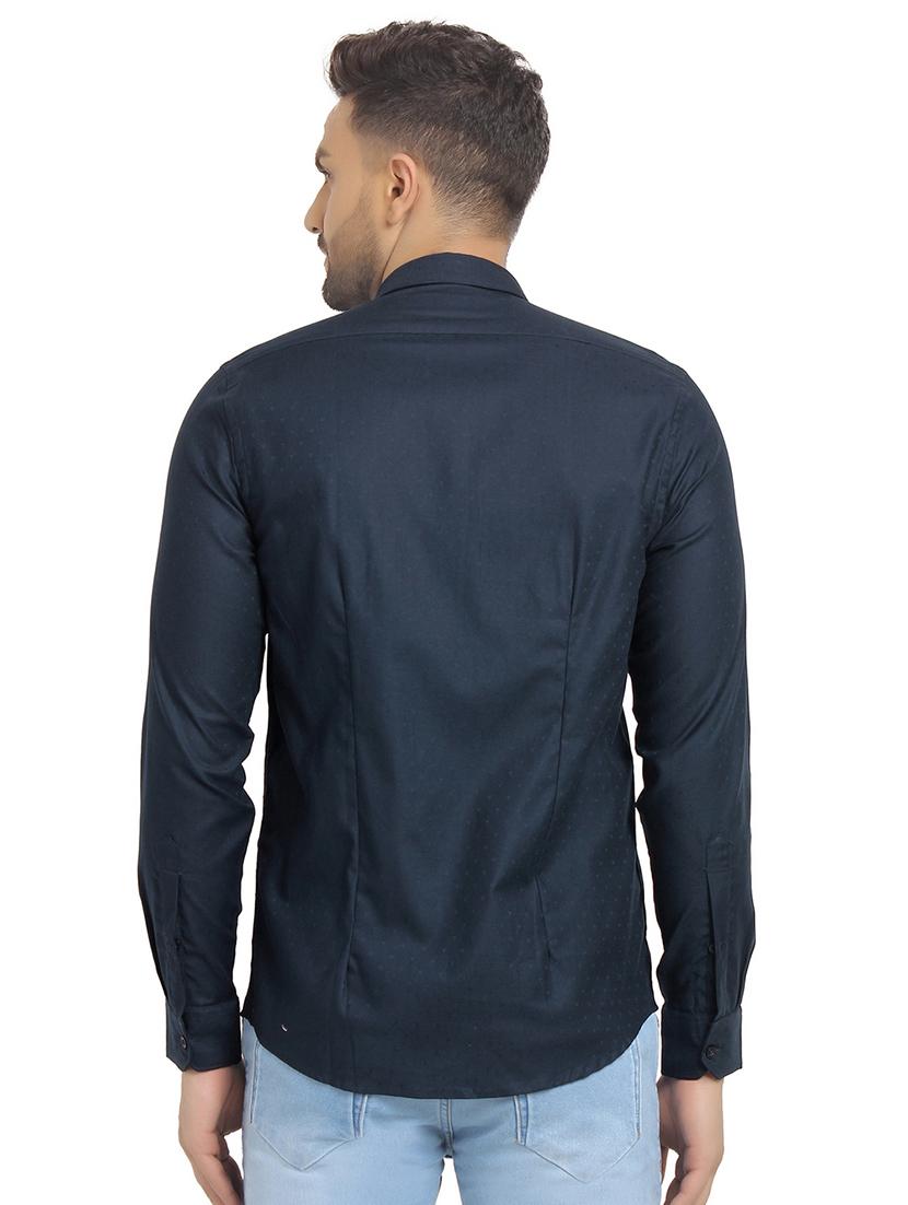 mens self design casual shirt - 16753457 - Zoom Image - 2