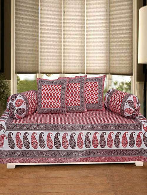  cotton printed diwan set - 16768708 - Very Small Image - 1