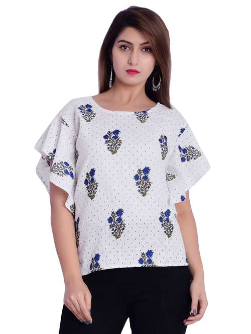 floral print regular top  - 16797226 - Very Small Image - 1