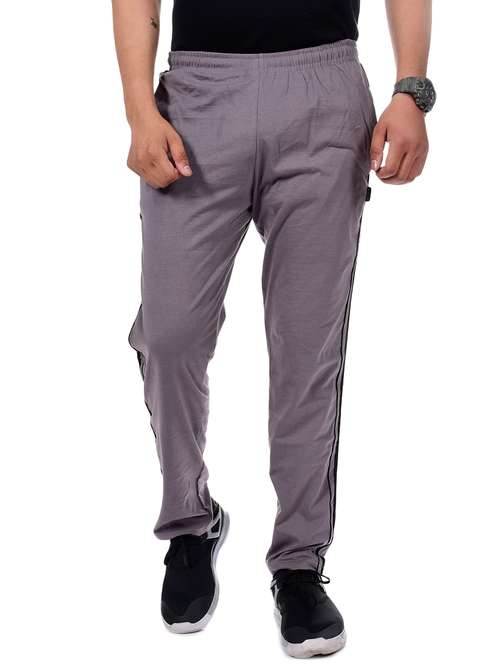 grey side striped full length track pant - 16799749 - Very Small Image - 1
