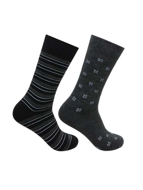 multi colored wool above ankle length socks - 16802635 - Very Small Image - 1