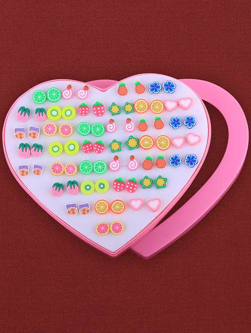 multi colored metal combo's. earring - 16812102 - Very Small Image - 1