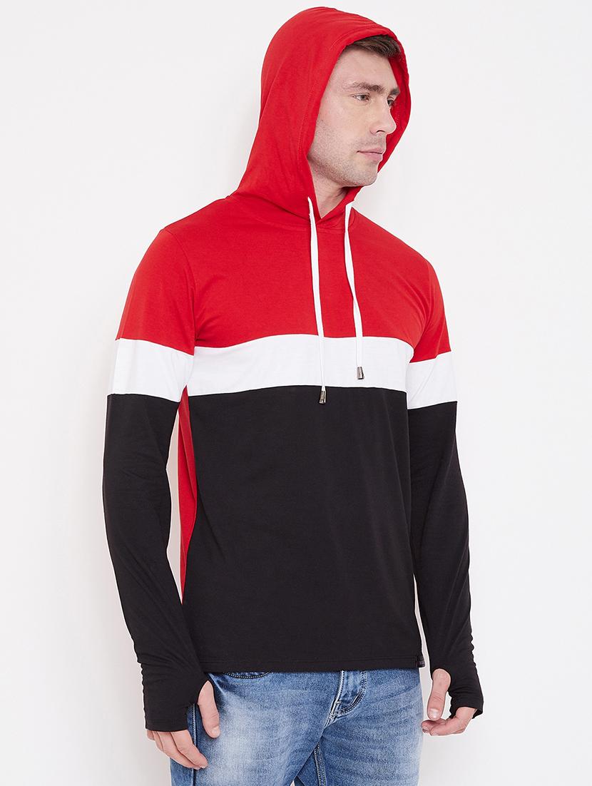 mens color block sweatshirt - 16828091 - Zoom Image - 2