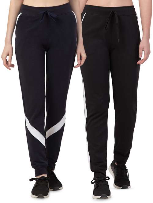 set of 2 high rise contrast detail track pant  - 16872991 - Very Small Image - 1