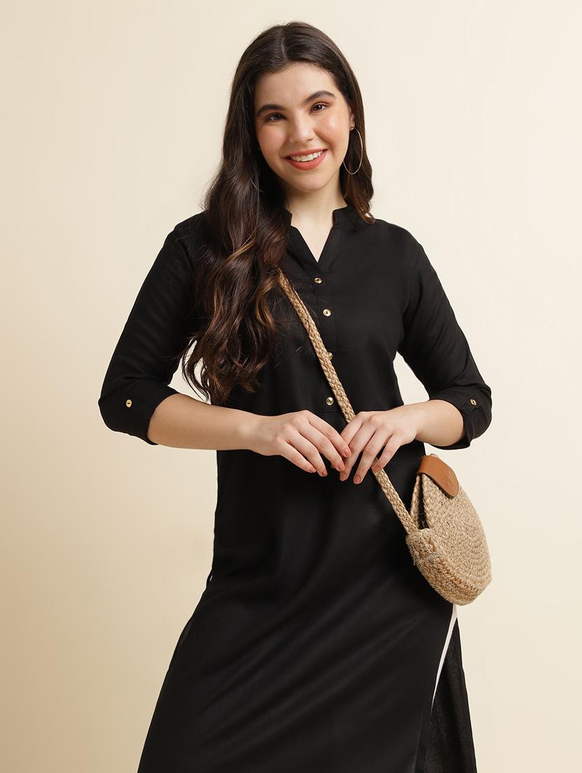 women's straight kurta - 16921419 - Standard Image - 5