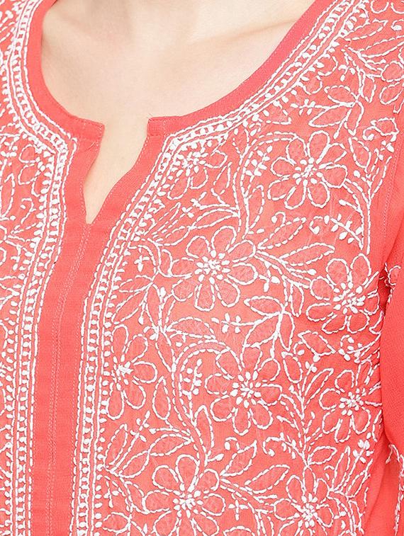 women's straight kurta - 16935328 - Standard Image - 3