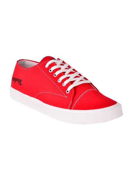 red lace up sneakers - 16937692 - Very Small Image - 1