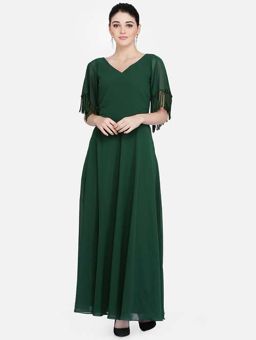 fringe detail maxi dress  - 16958264 - Very Small Image - 1