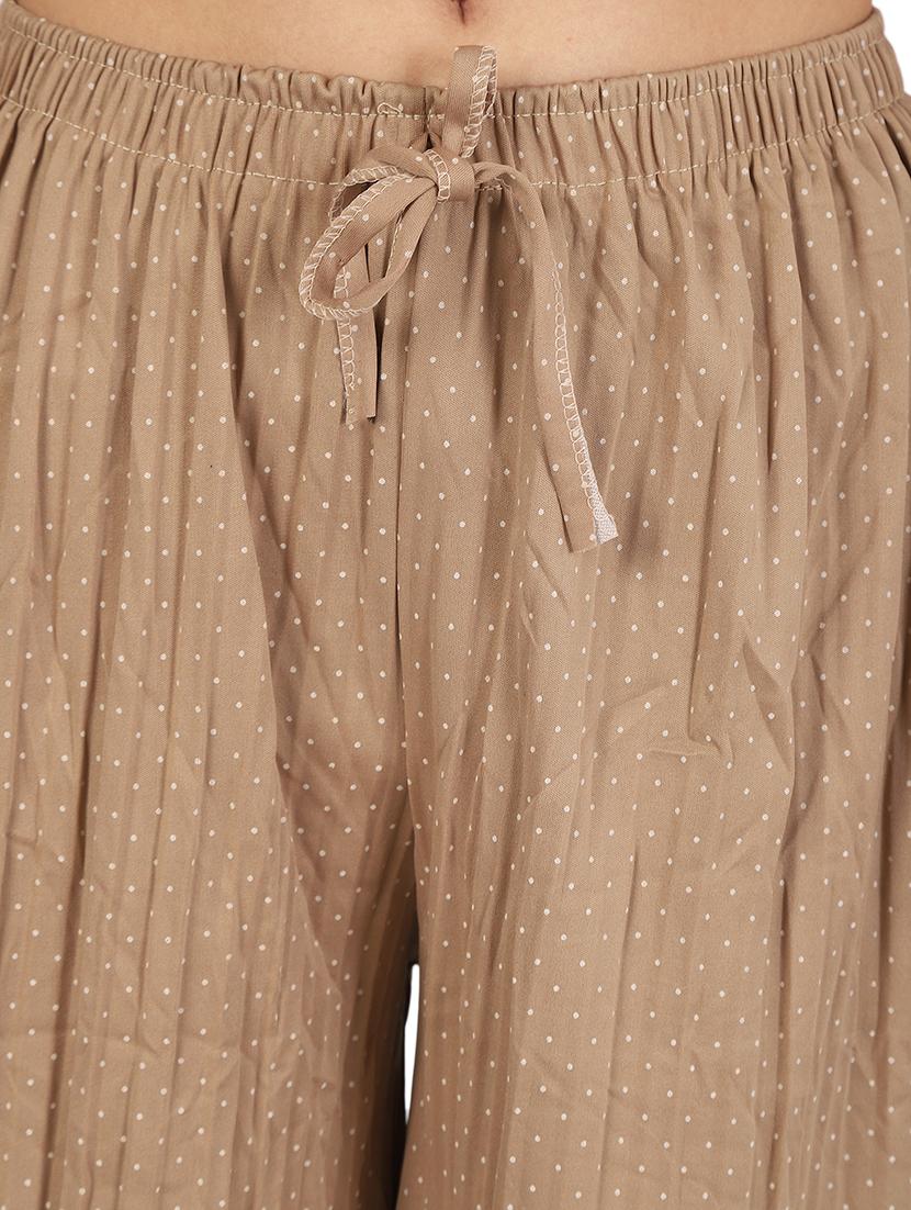 mid rise polka dot palazzo - 16978374 - Standard Image - 4