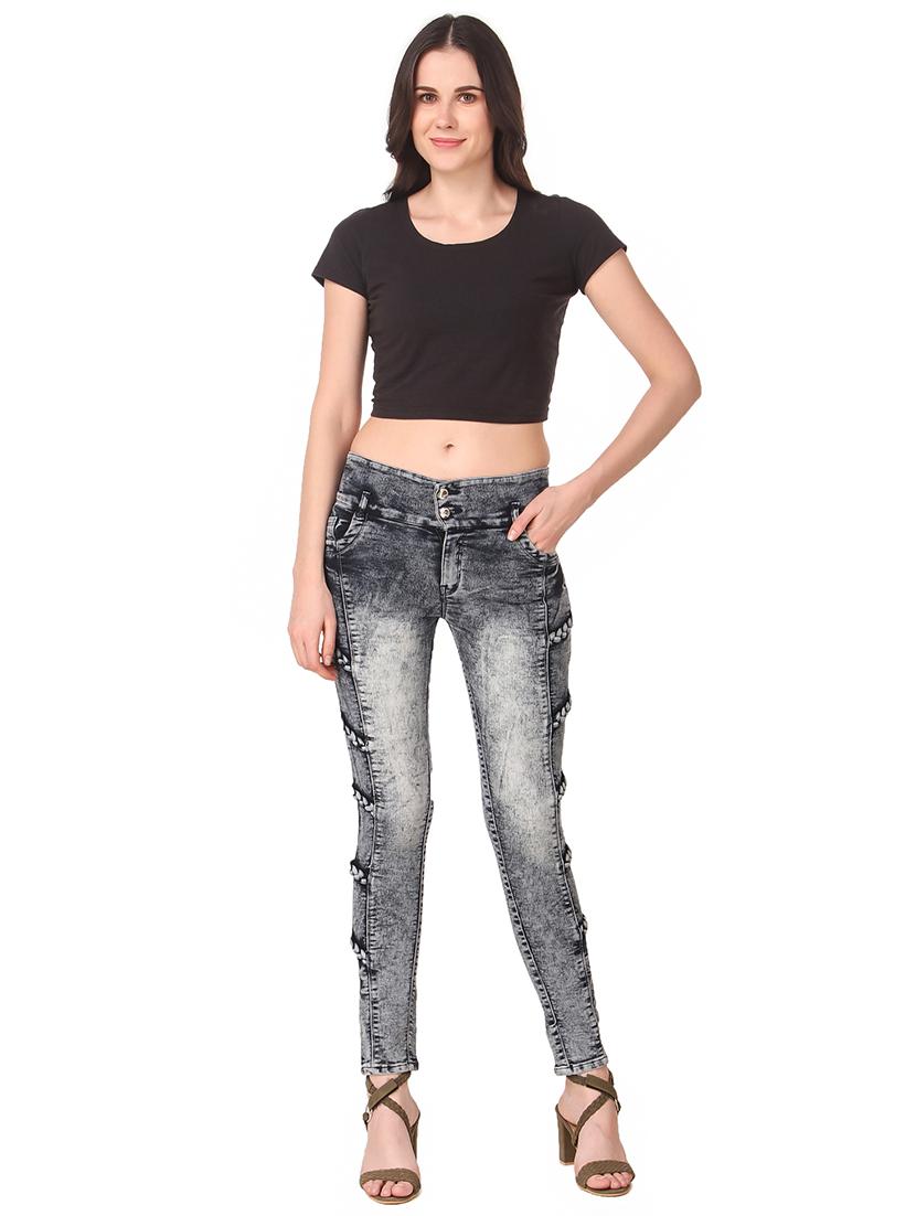 women's plain slim fit jeans - 16992508 - Zoom Image - 3