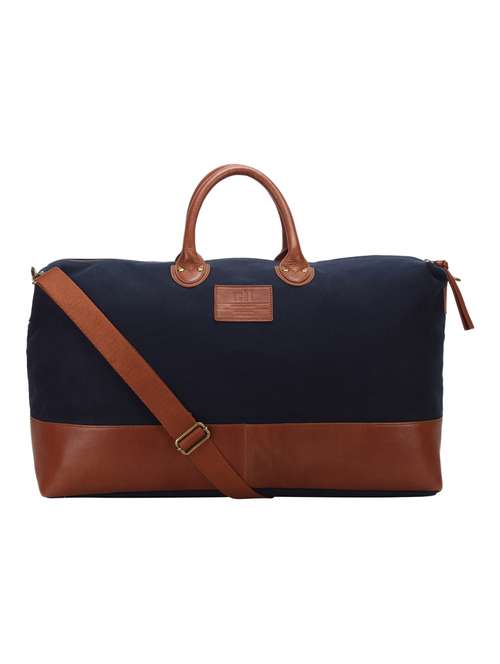blue leather dufflebag - 17080819 - Very Small Image - 1