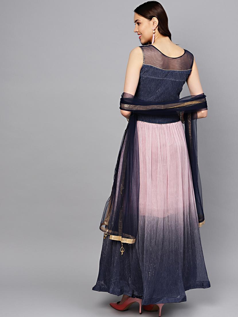 ombre flared lehenga - 17086690 - Standard Image - 2