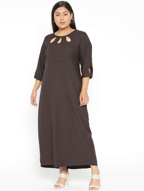 cut out detail maxi dress  - 17103338 - Very Small Image - 1