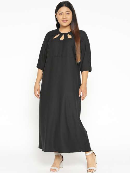cut out detail maxi dress  - 17103339 - Very Small Image - 1