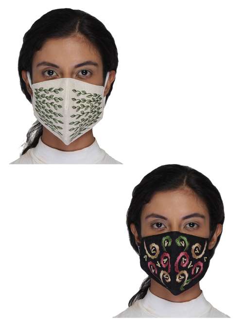 pack of 2 anti-pollution women mask - 17118975 - Very Small Image - 1