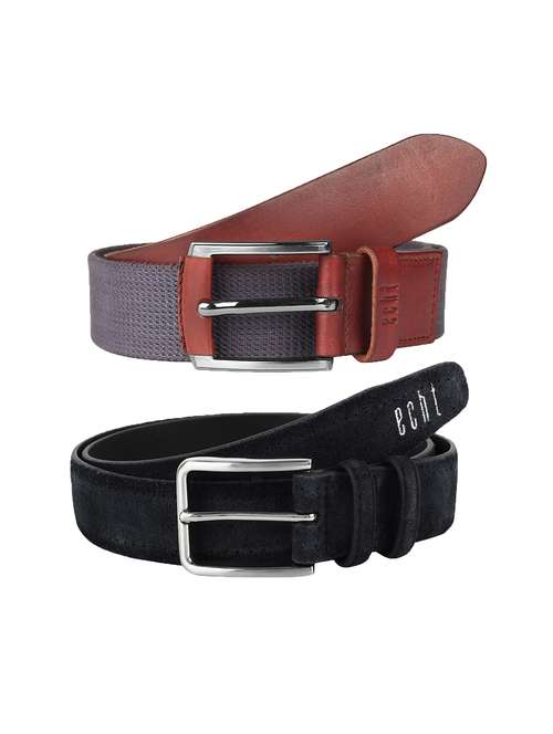 multi colored leather belt - 17215015 - Very Small Image - 1